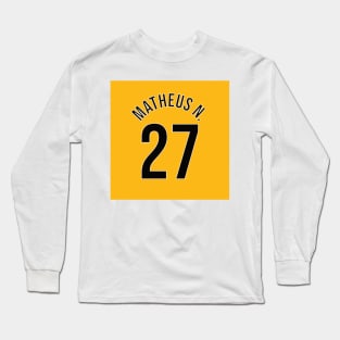 Matheus N. 27 Home Kit - 22/23 Season Long Sleeve T-Shirt